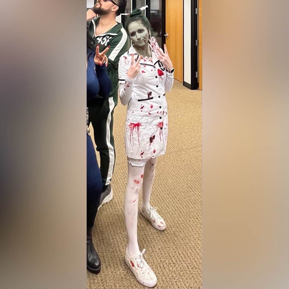 Dollskill Zombie Nurse Halloween Costume With Accessories
